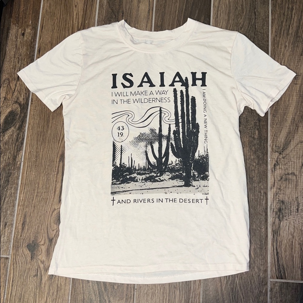Graphic Tee with Desert Print - Picture 2 of 2